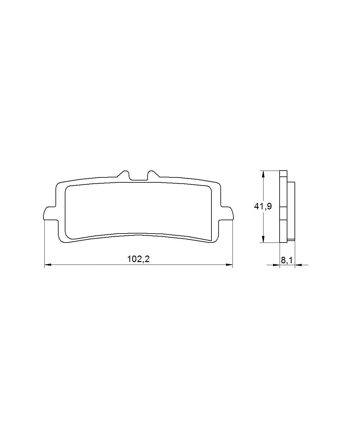 Accossato Brakepad AGPA 186 ST