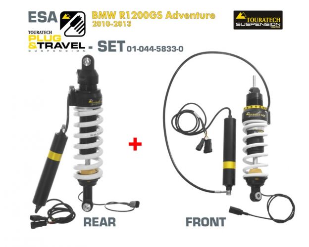 Touratech Suspension Plug & Travel-ESA SET for BMW R1200GS Adventure Model 2010-