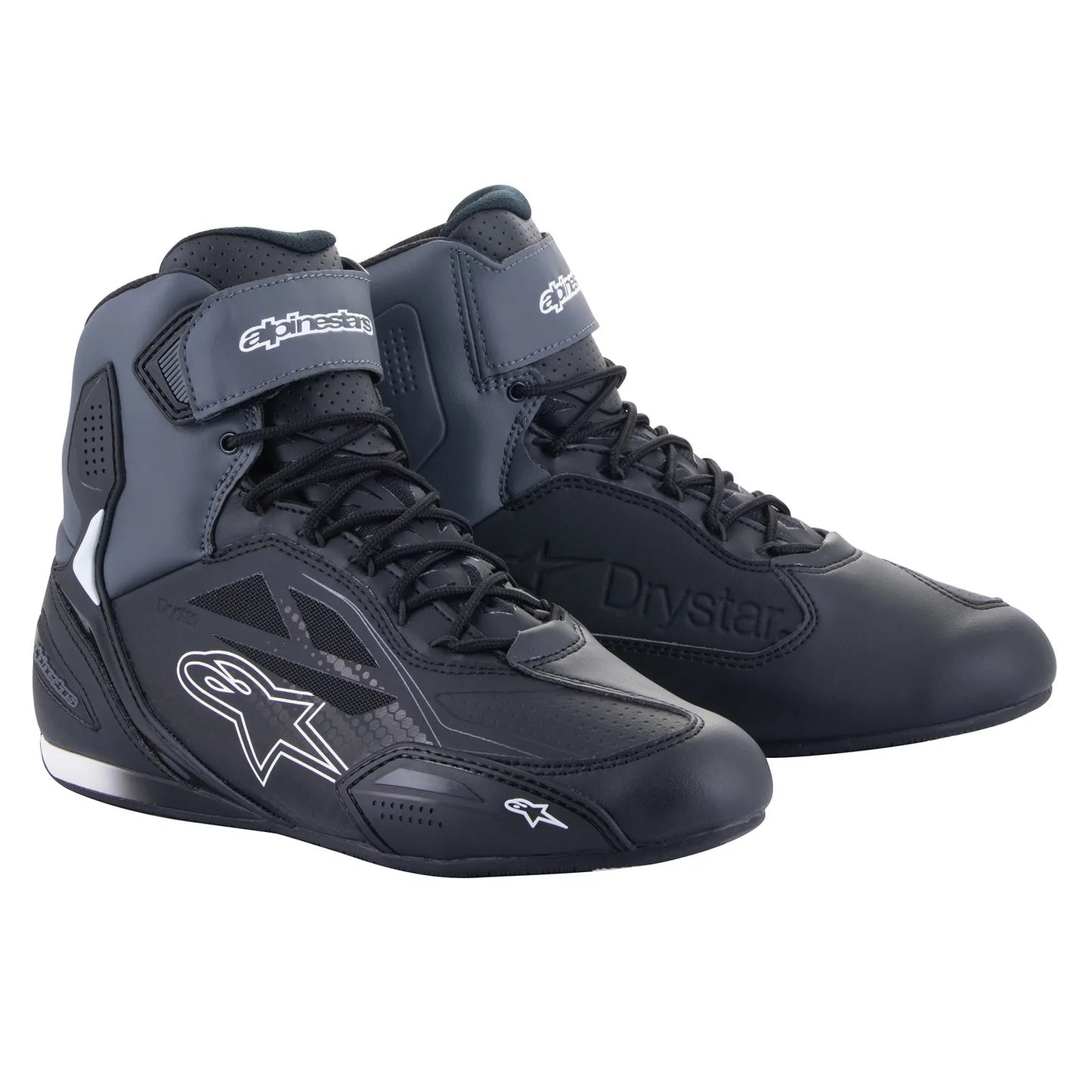 Alpinestars Faster 3 Drystar nilkkurit, musta/harmaa