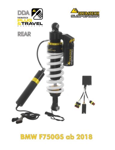 Touratech Suspension "rear" shock absorber for BMW F750GS from 2018 DDA / Plug &