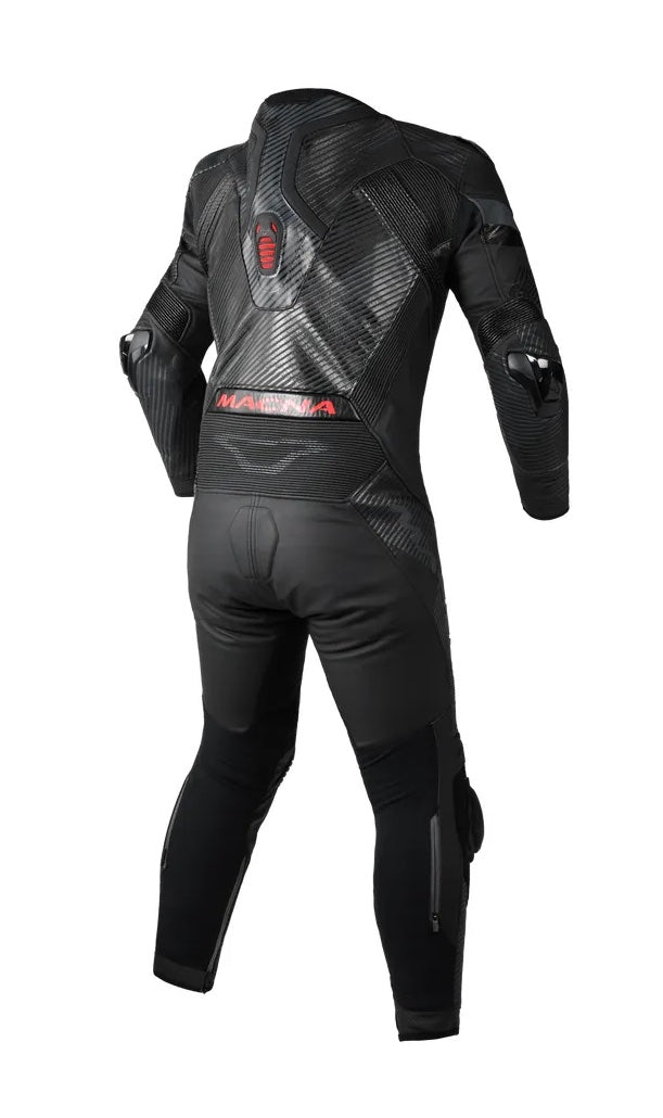 Macna Ignite 1-piece racing leather suit, black