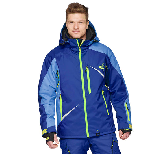 Sweep Scout snowmobile touring jacket, blue/blue