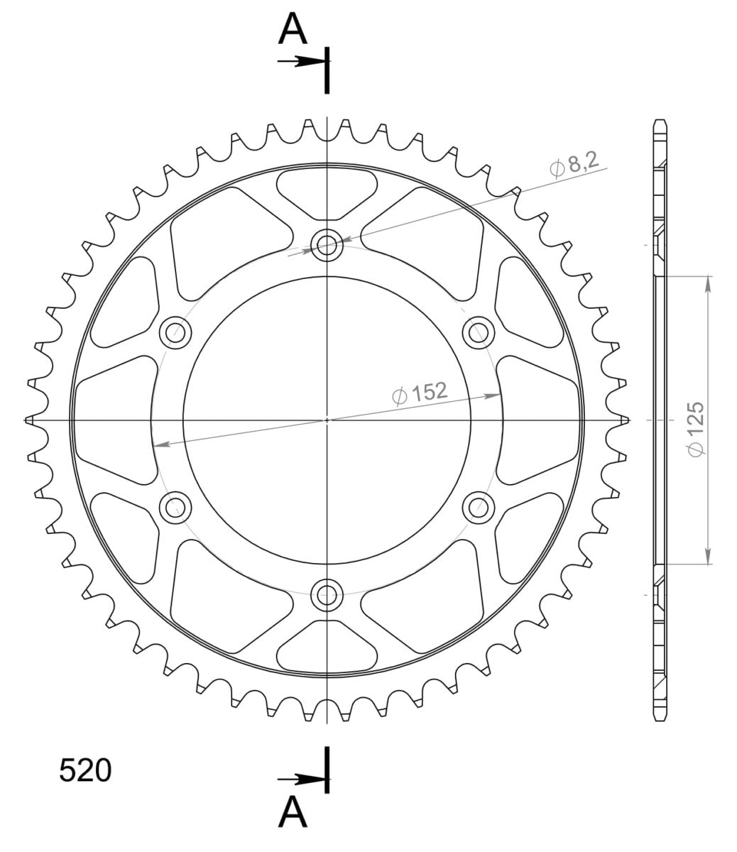 Supersprox takaratas Steel RFE-8000:51