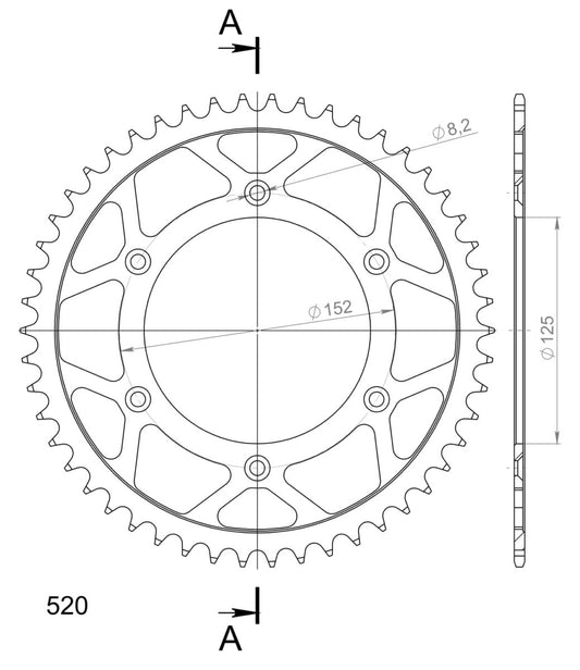 Supersprox takaratas Steel RFE-8000:51