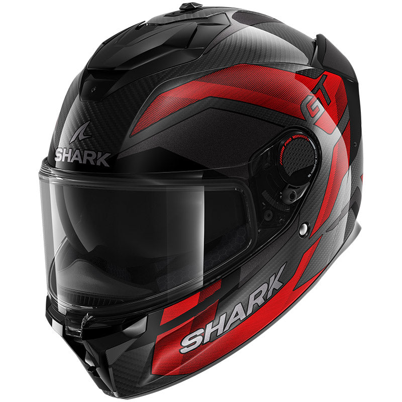 Shark Spartan GT Pro Ritmo Carbon, carbon/harmaa/punainen