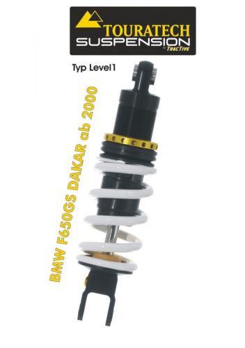 Touratech Suspension shock absorber for BMW F650GS DAKAR from 2000 Typ Level1\n