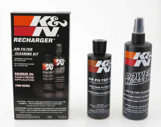 KN Recharger, filter care service kit, red