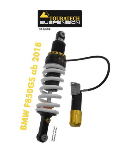 Touratech Suspension shock absorber for BMW F850GS ab 2018 type Level 2