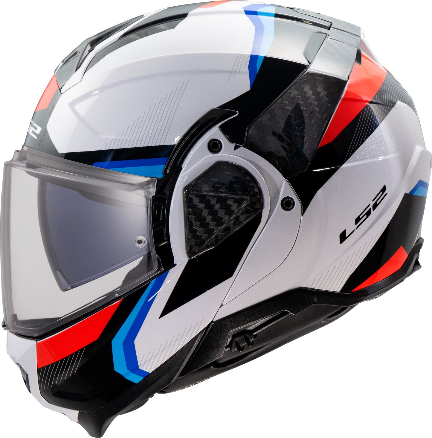 LS2 FF910 Advant II, Triple White/Blue/Red