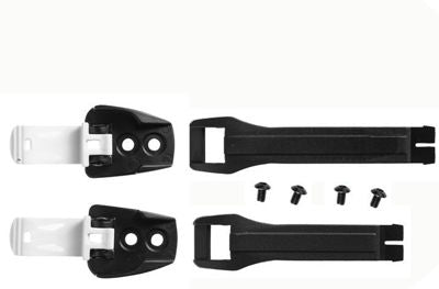 Gianni Falco Alu-plastic buckle straps kit (311), black