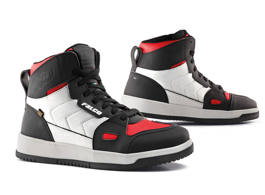 Gianni Falco Harlem naisten ajokengät, valkoinen/punainen/musta