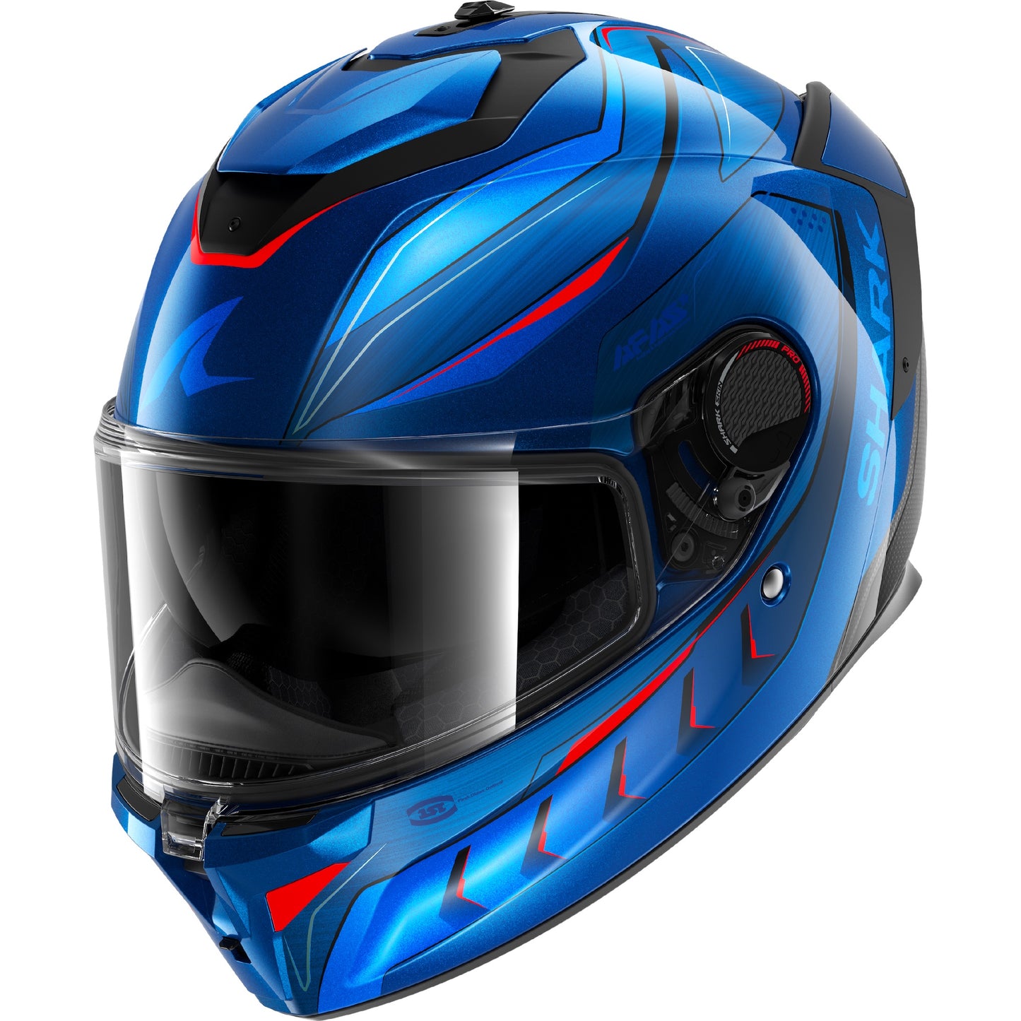 Shark Spartan GT Pro Mekarium, blue/carbon/red
