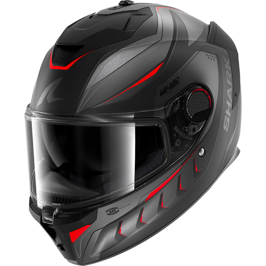 Shark Spartan GT Pro Mekarium, matt grey/carbon/red