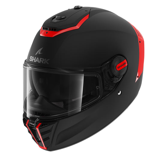 Shark Spartan RS, matt black/red
