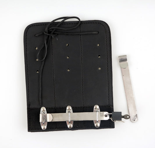 Sweep middle console for leather bags