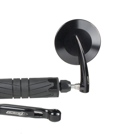 Chaft Trendy Handle barend mirror, right, black