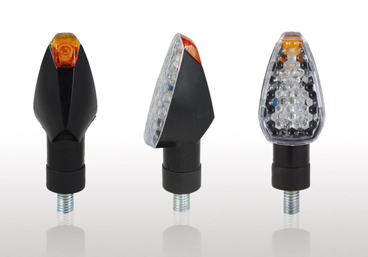 Chaft Manga LED vilkut, musta