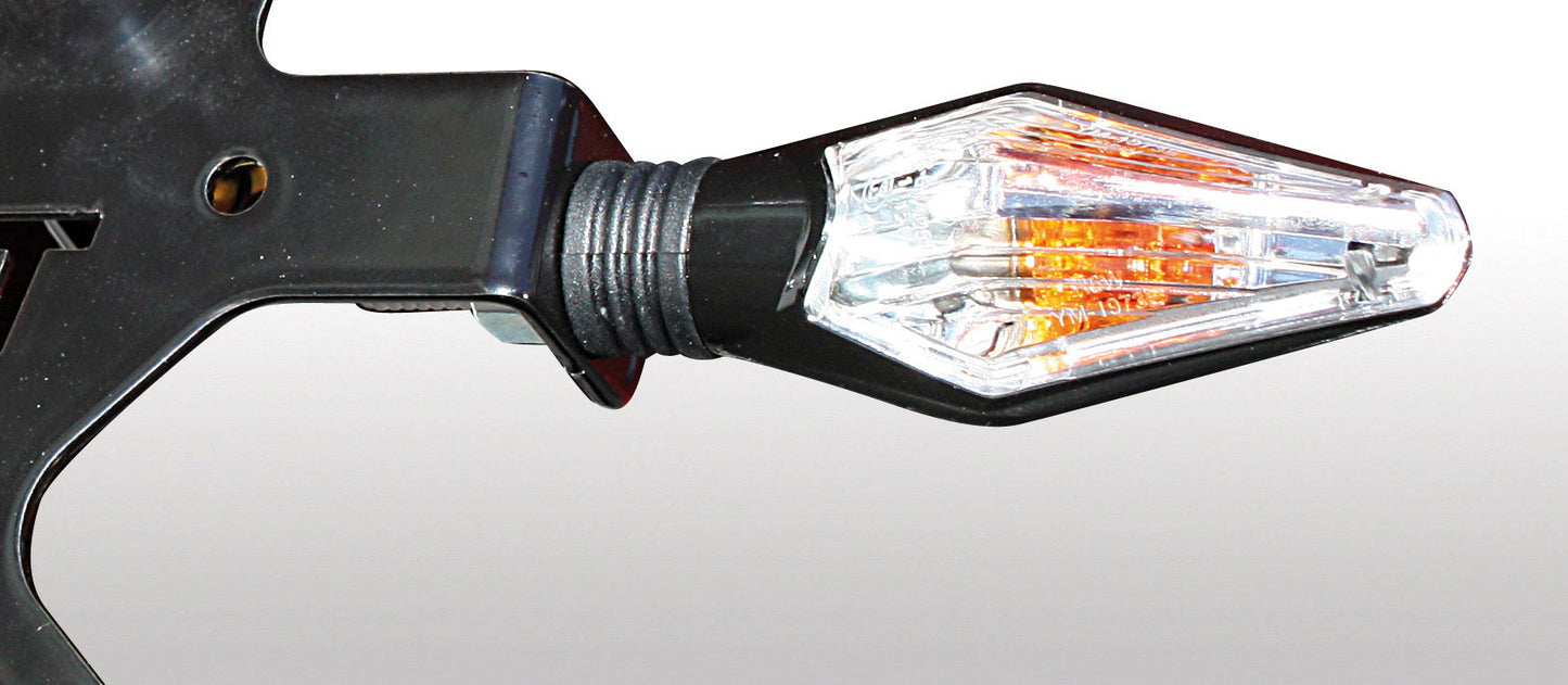 Chaft Sliver vilkut, musta, kirkas lasi