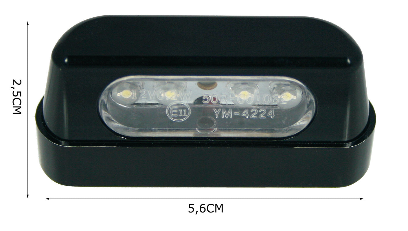 ECLAIRAGE DE PLAQUE RECTANGULAIRE