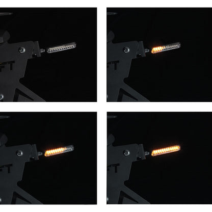 Chaft Hammer LED vilkut, musta