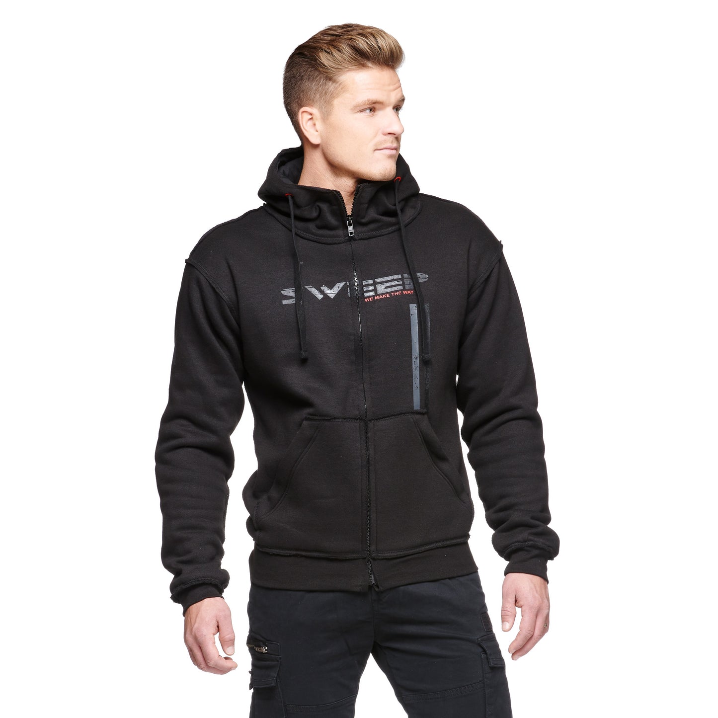 Sweep Stripes aramid reinforced mc hoodie