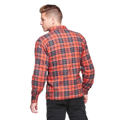 Sweep Manitou MC flannel shirt, orange