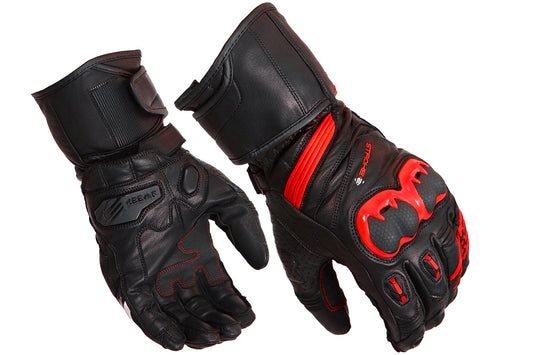 Sweep Carbon sporttikäsine, musta/valkoinen/punainen