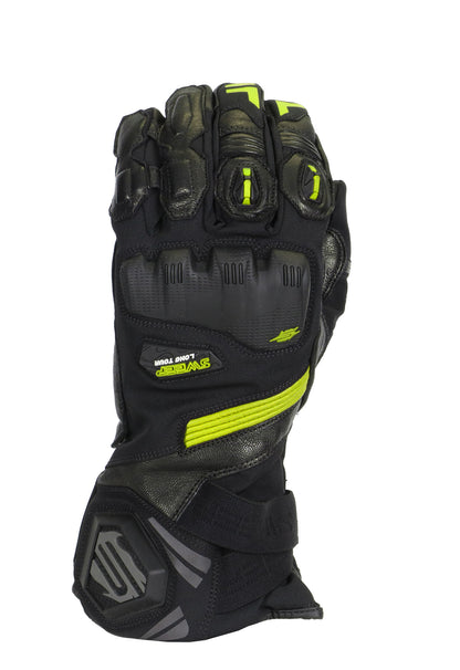 Sweep Gladius vedenpitävä ajokäsine, musta/keltainen