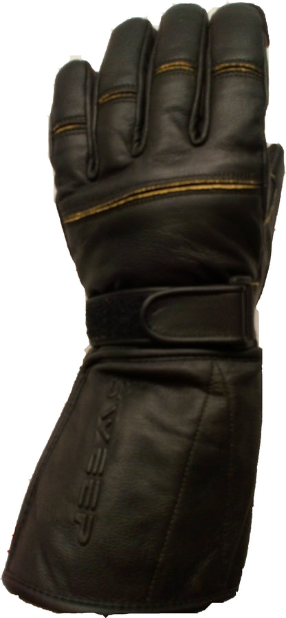 Sweep Magister leather glove, antique black