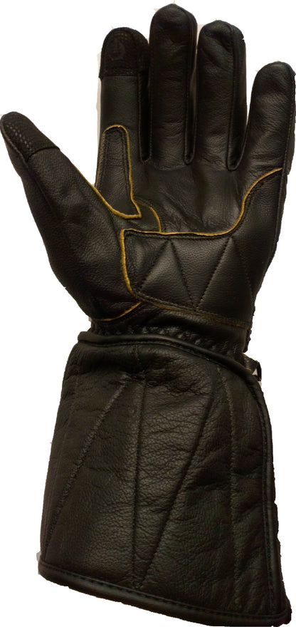Sweep Magister leather glove, antique black