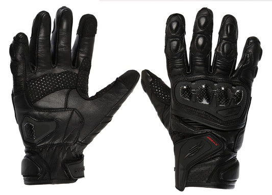 Sweep Undertaker 3 short leather glove, black