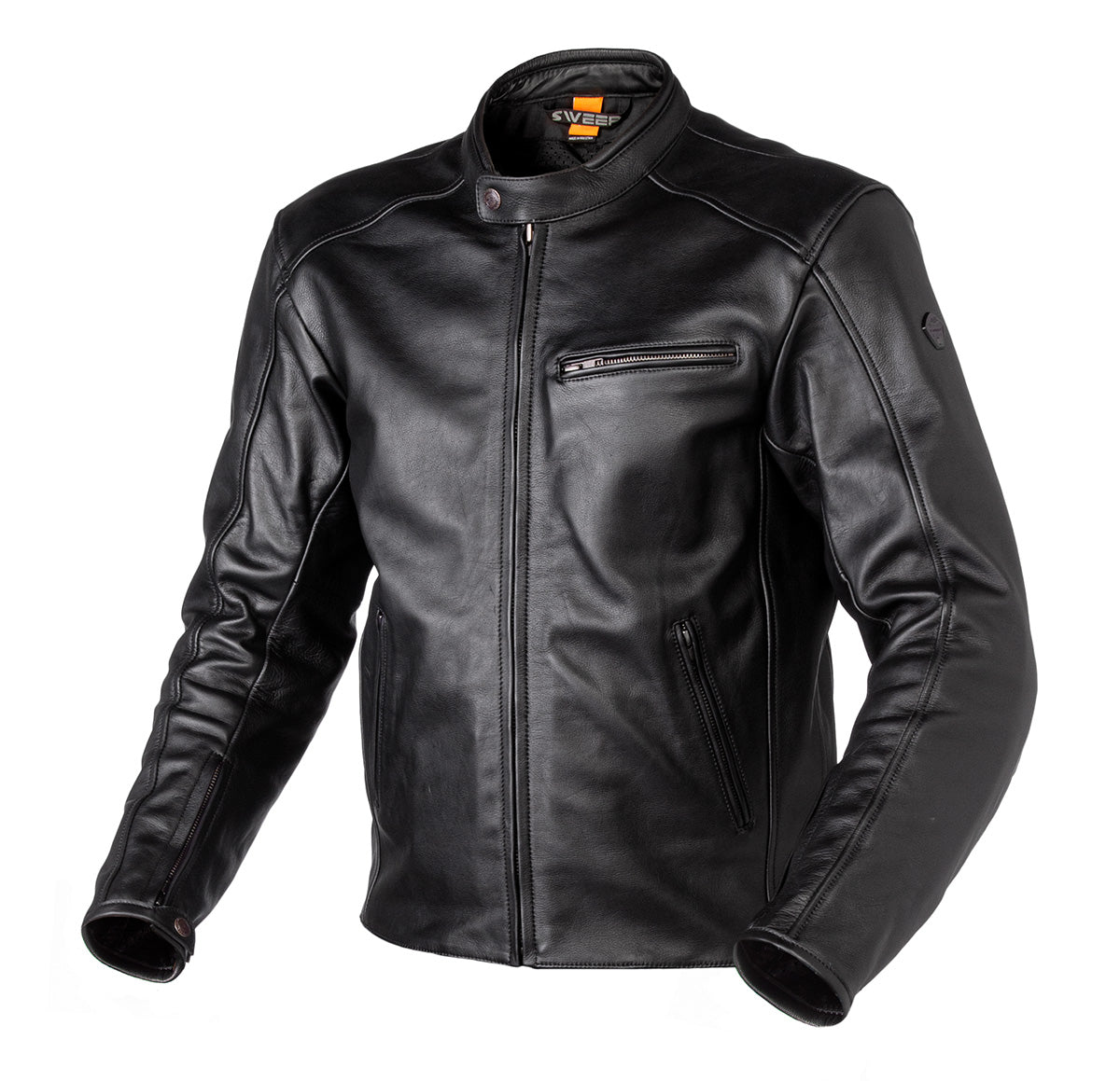 Sweep Hawk  leather jacket black