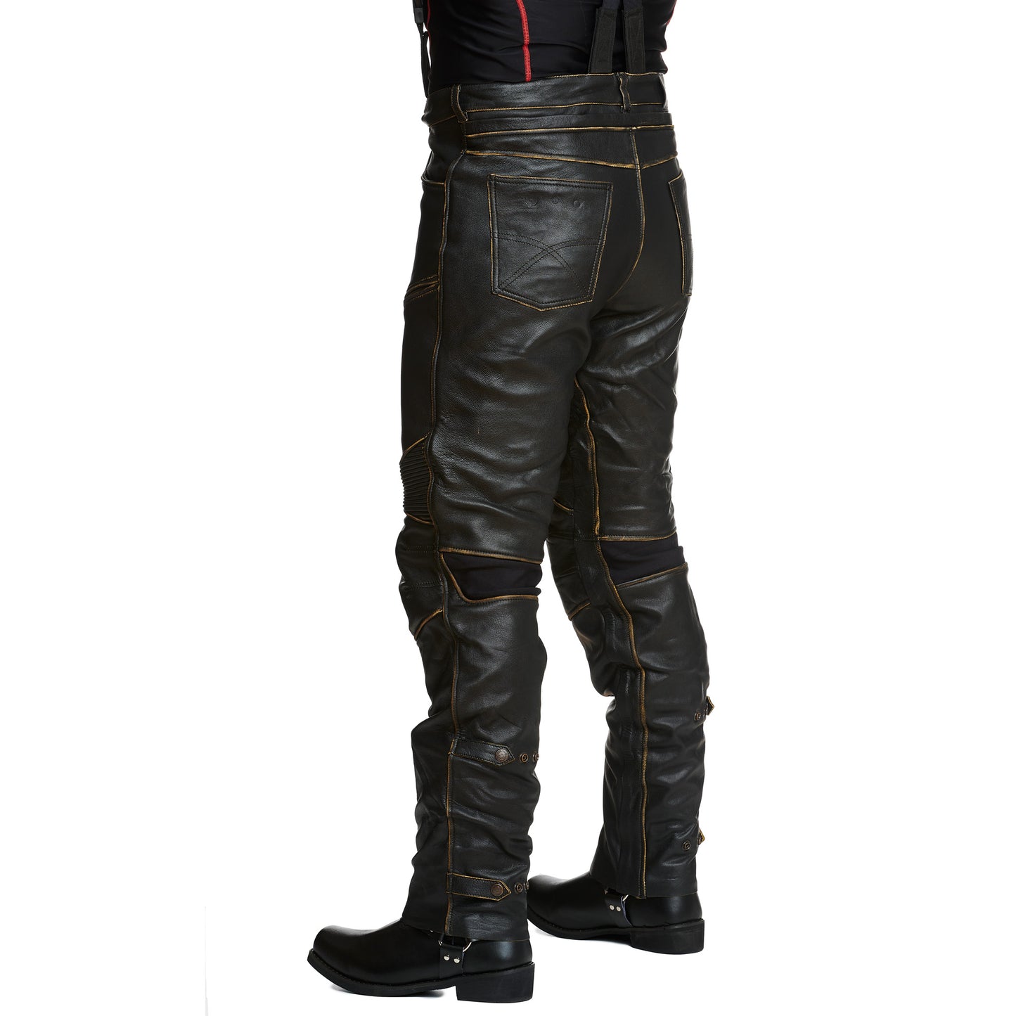 Sweep Ragnar leather pant, antique