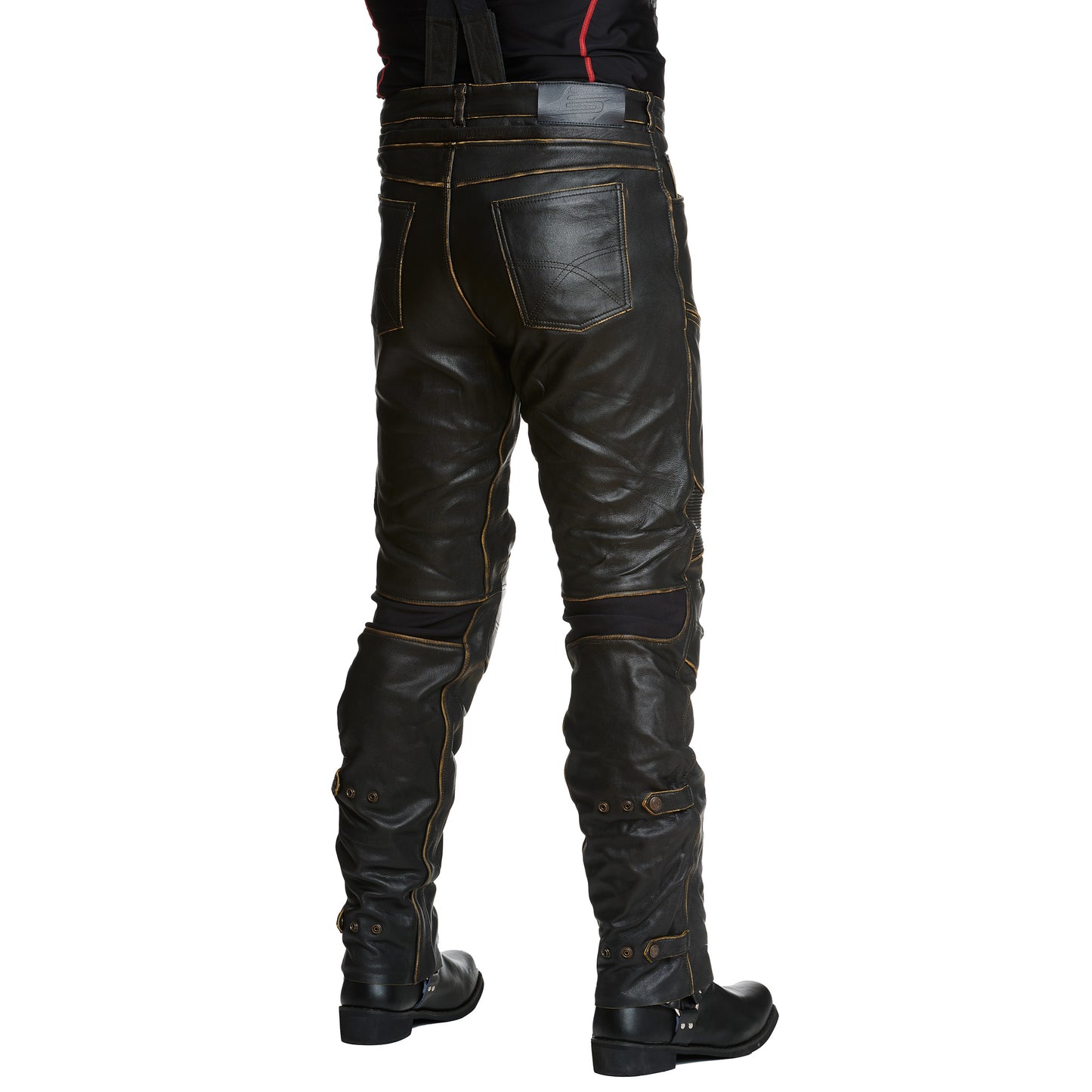 Sweep Ragnar leather pant, antique