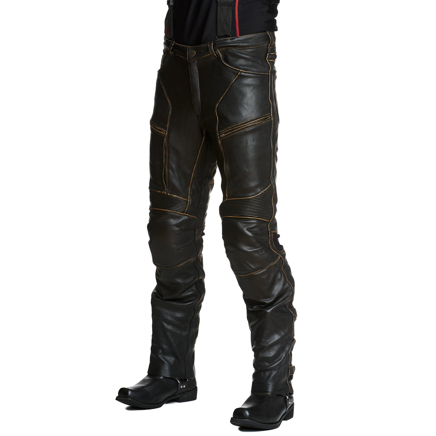 Sweep Ragnar leather pant, antique