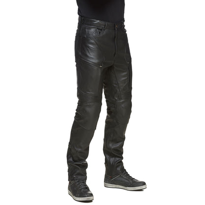 Sweep Ragnar leather pant, black
