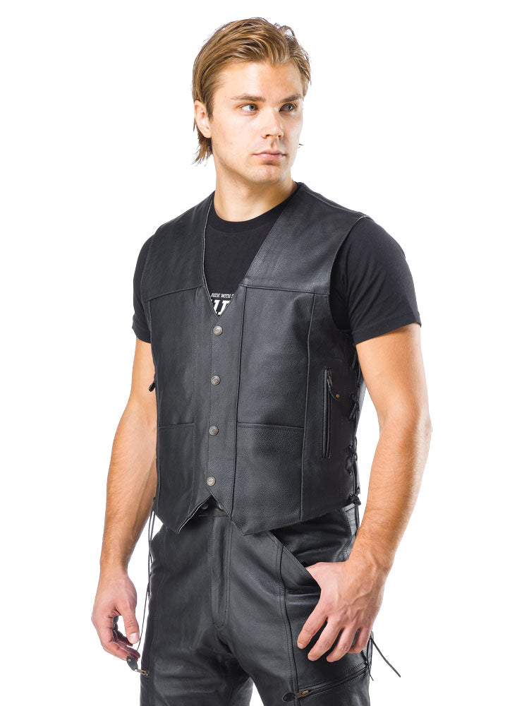 Sweep Comanche leather vest