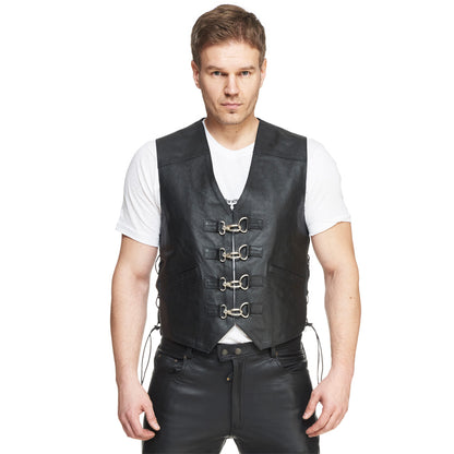 Sweep Smoker leather vest