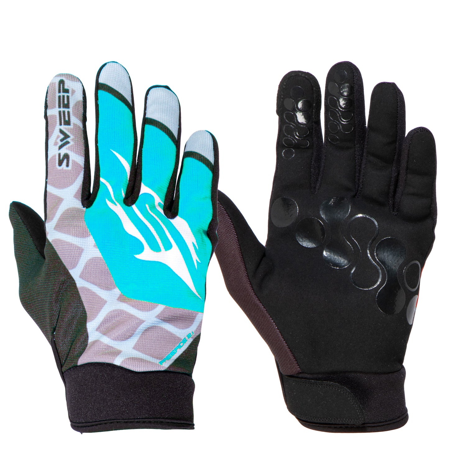 Sweep MX5 thin mx glove, black/blue
