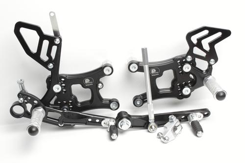 PP Tuning Rear Set Yamaha R6, 2017 - , with reverse shifting