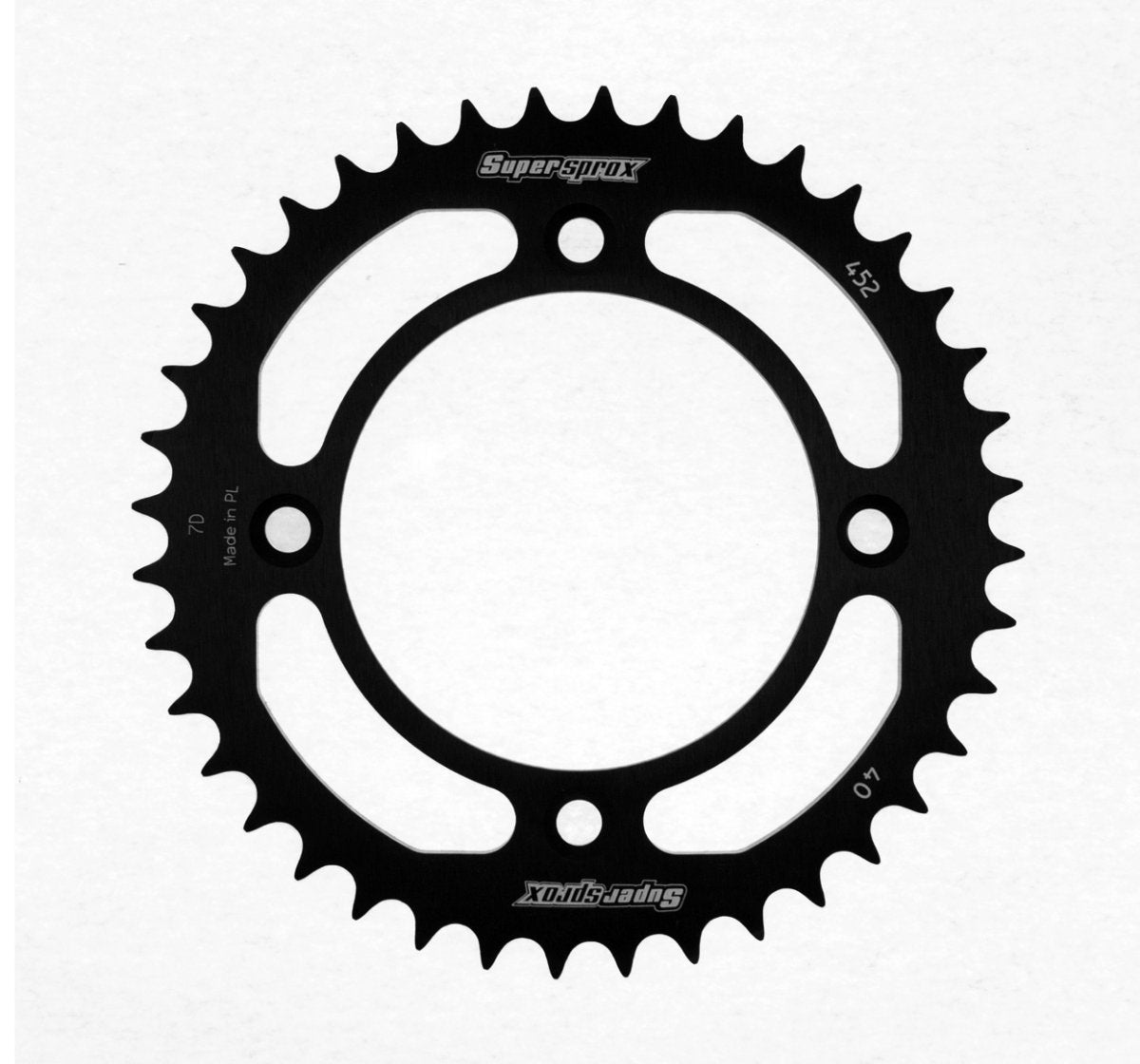 Supersprox takaratas Alu RAL-452:39 Black