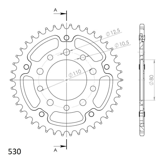 Supersprox Stealth takaratas Gold 1334-RST-42-9