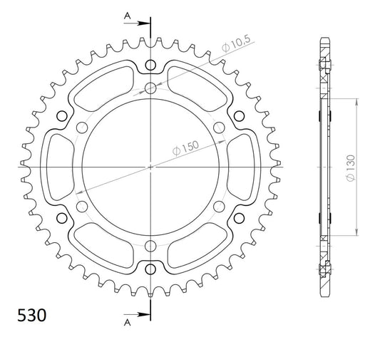 Supersprox Stealth takaratas Black 859-RST-47-0