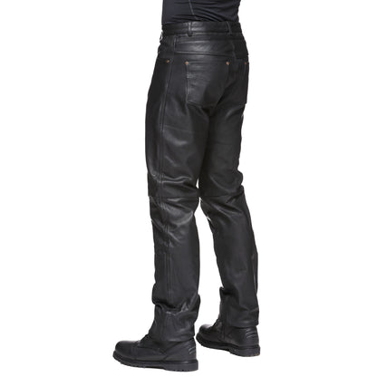 Sweep Rock leather jeans