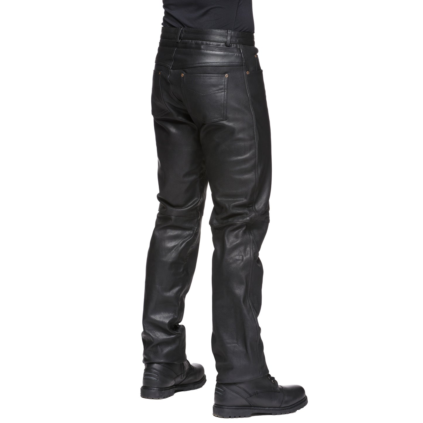 Sweep Rock leather jeans