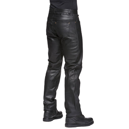 Sweep Rock leather jeans