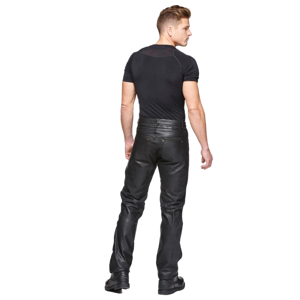 Sweep Rock leather jeans
