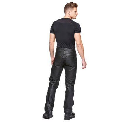 Sweep Rock leather jeans