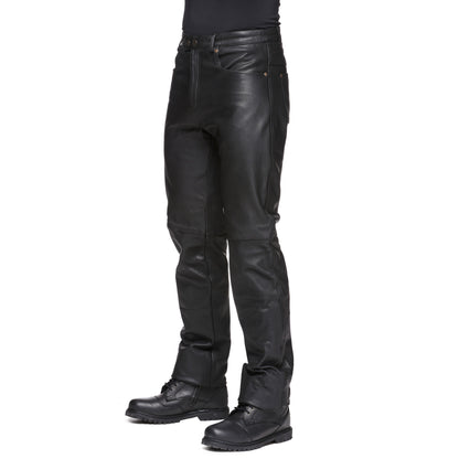 Sweep Rock leather jeans