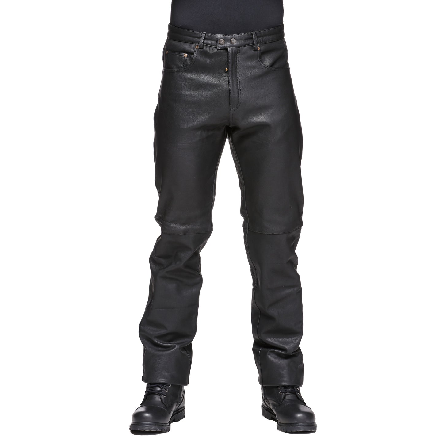 Sweep Rock leather jeans